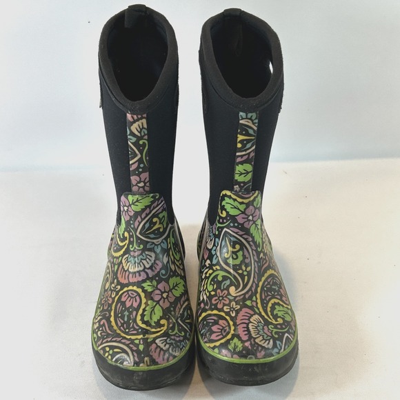Bogs Classic Tuscany Waterproof Boots Sz Kids 3 Youth Girls Snow Rain Insulated - Picture 5 of 12